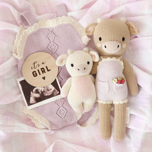 Ava the cow (lavender) - Cuddle & Kind