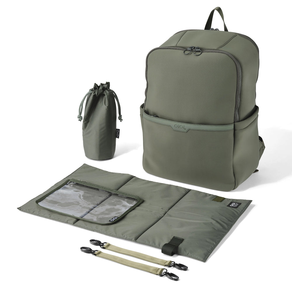 Multitasker Nappy Backpack - Sage Neoprene - OIOI