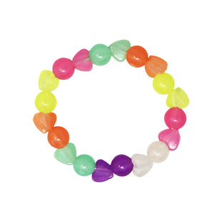 Glow in the Dark Bracelet Set - Pink Poppy
