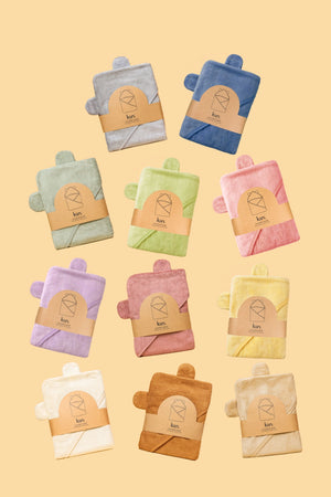 Hooded Towel - Buttercup - Kiin