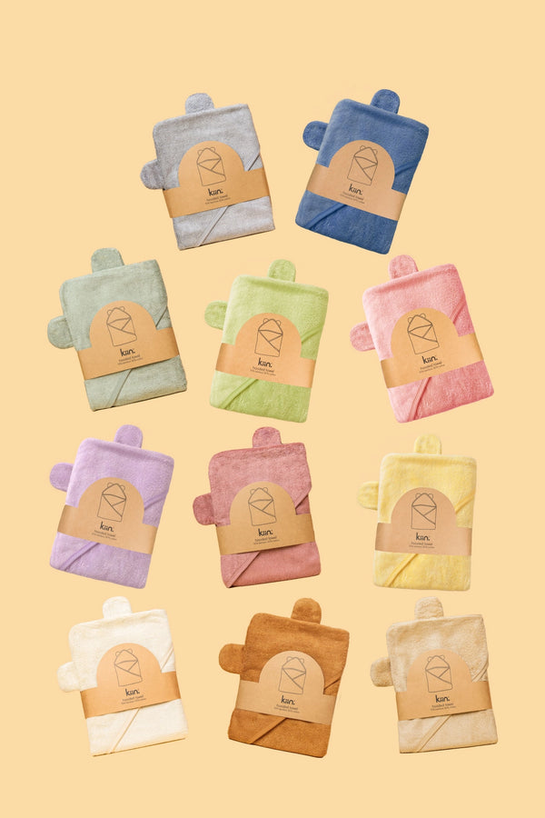 Hooded Towel - Buttercup - Kiin