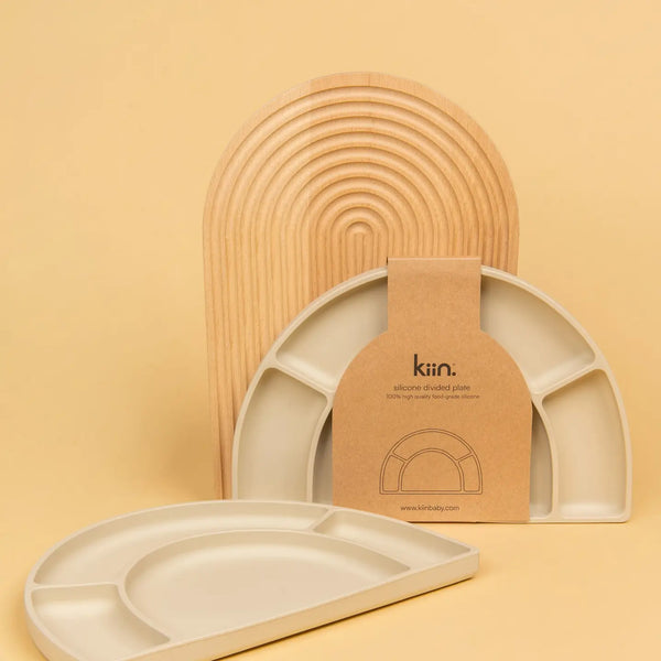 Silicone Divided Plate - Vanilla - Kiin