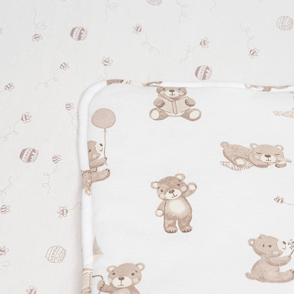 Organic Nap Mat - Cuddly Bear - Living Textiles