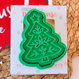 Eco Playdough Stamp | Nordic Christmas Tree - Play Sense