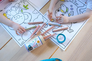 Woodies 3-in-1 Wooden Pencils | Set of 10 - My Creative Box