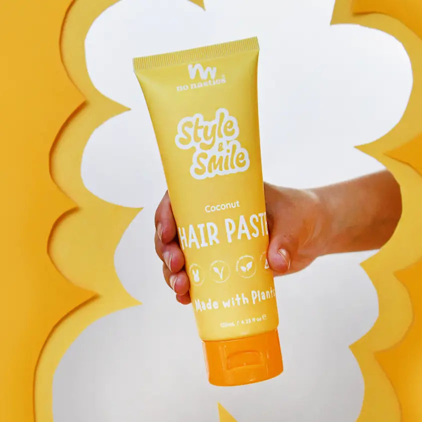 Natural Plant Based Hair Paste Fresh Coconut and Zesty Lime - No Nasties