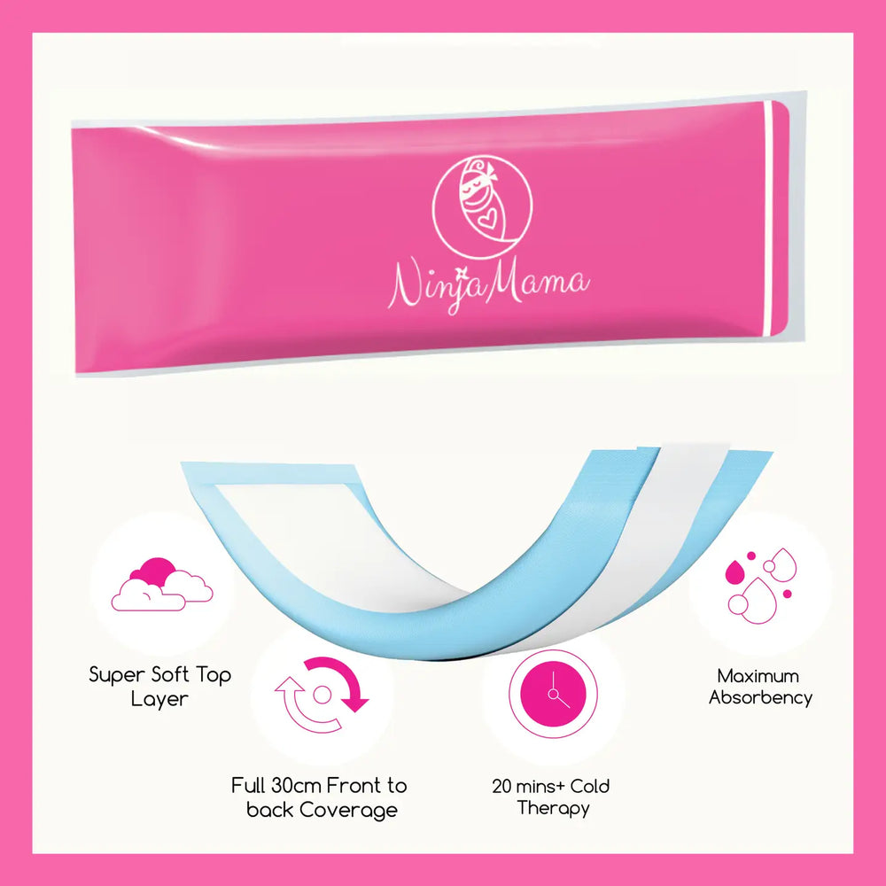 Instant Perineal Ice Packs - Pack of 5 - Ninja Mama