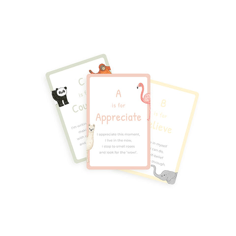 A-Z Mindful Affirmation Cards - Mindful and Co Kids
