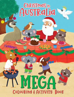 Aussie Christmas - Mega Colouring Book