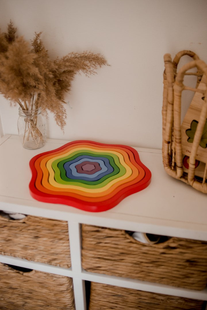 Rainbow Flowers Puzzle - Q Toys