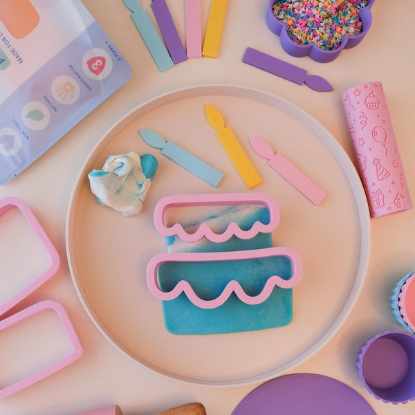 Build-A-Birthday Cake Cutter Set - Play Sense