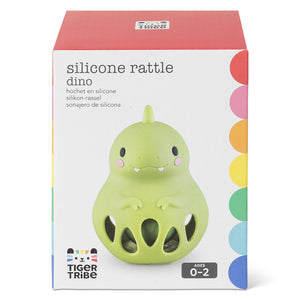 Silicone Rattle - Dino - Tiger Tribe