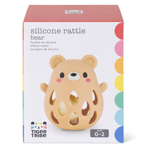 Silicone Rattle - Bear - Tiger Tribe