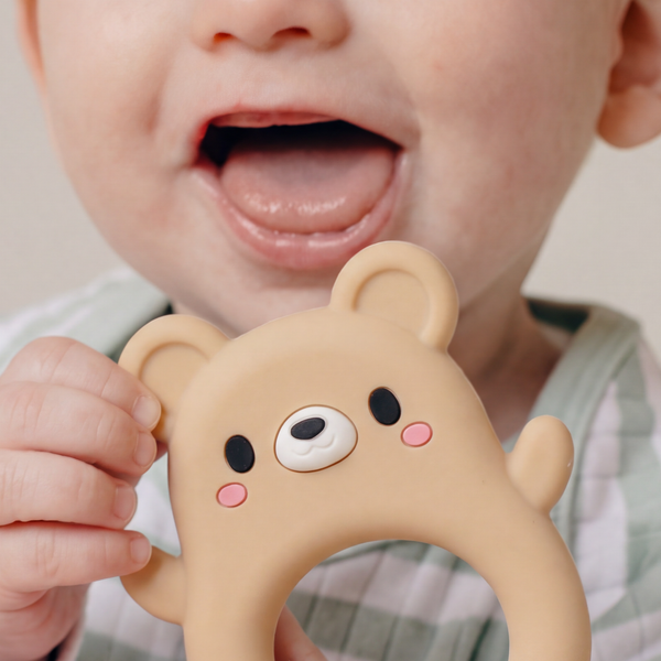 Silicone Teether - Bear - Tiger Tribe