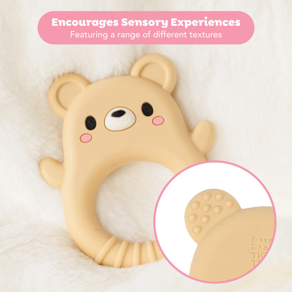 Silicone Teether - Bear - Tiger Tribe