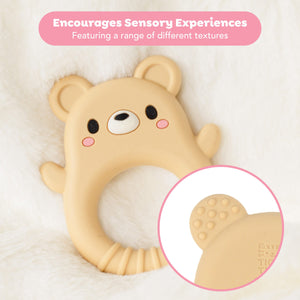 Silicone Teether - Bear - Tiger Tribe