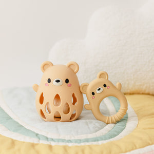 Silicone Teether - Bear - Tiger Tribe