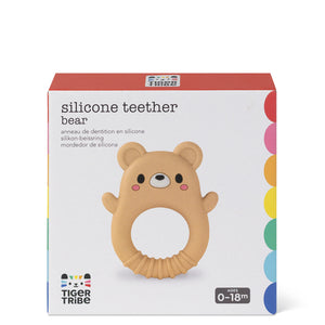 Silicone Teether - Bear - Tiger Tribe