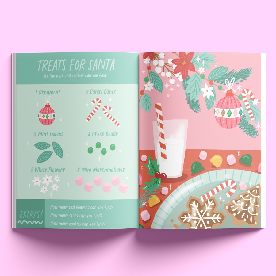 Sugar, Spice and Everything Nice Christmas Search and Find Book