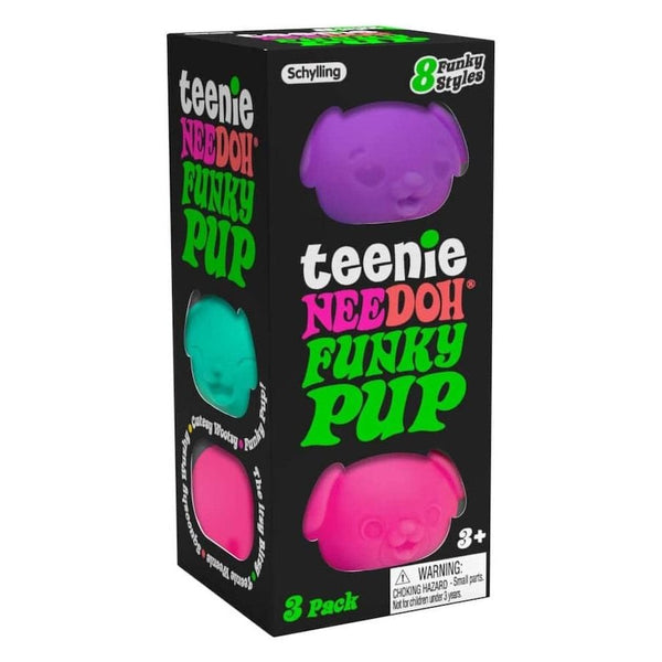 Funky Pups Teenie (teal, purple, pink, orange) - Needoh