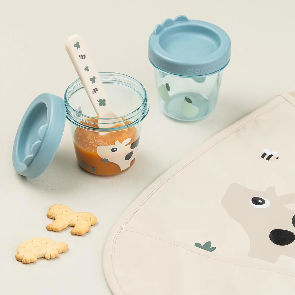 Baby Food Containers 2pk Blue - Done by Deer