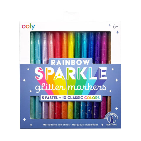 Ooly Markers – Rainbow Sparkle Glitter/15