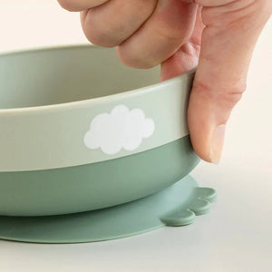 Foodie First Meal Set Happy Clouds Green - Done by Deer