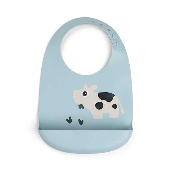 Silicone Bib Dotti Blue - Done by Deer