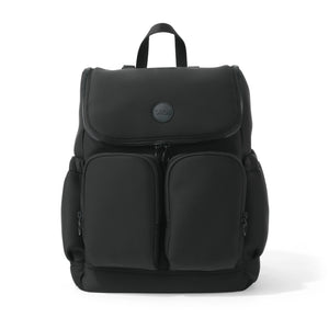Signature Nappy Backpack - Black Neoprene - OIOI