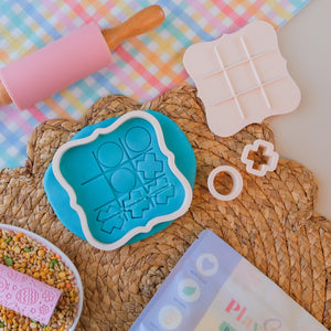 Tic Tac Toe Game - Playdough Stamper - Play Sense