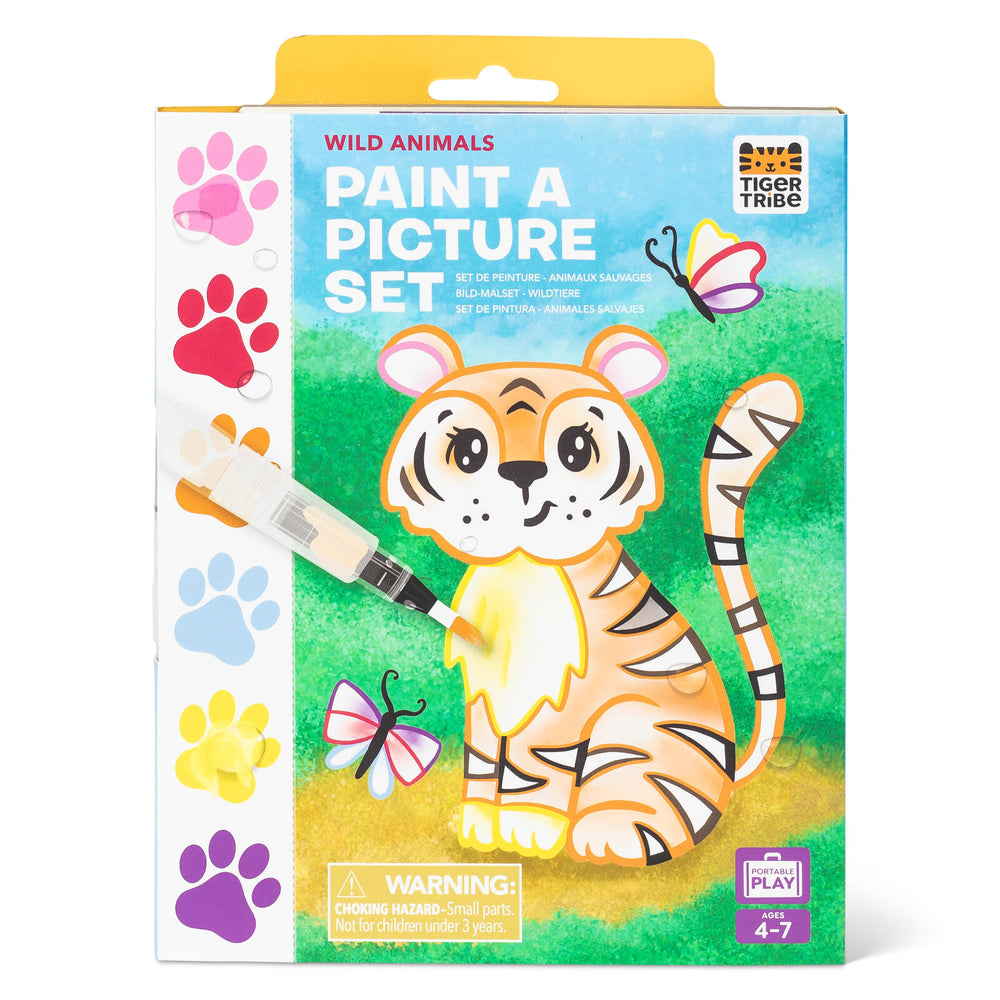 Paint-a-Picture Set - Wild Animals - Tiger Tribe