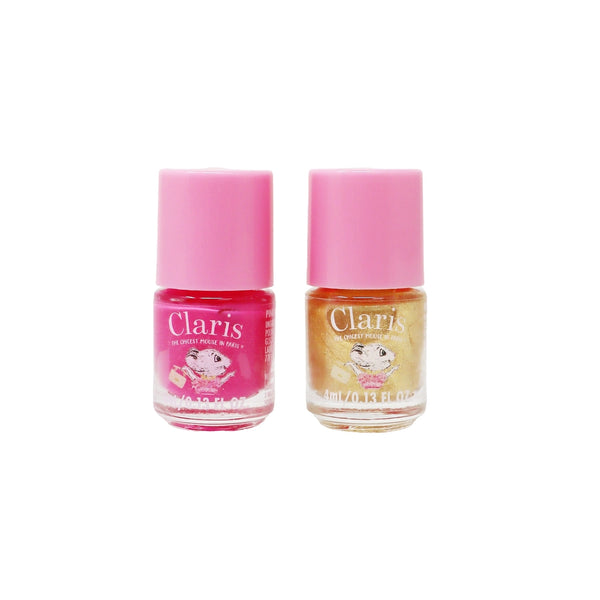 Claris the Chicest Mouse in Paris Nail Gift Set - Pink Poppy