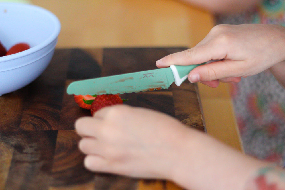 Kiddikutter Child Safe Knife - Sea Green