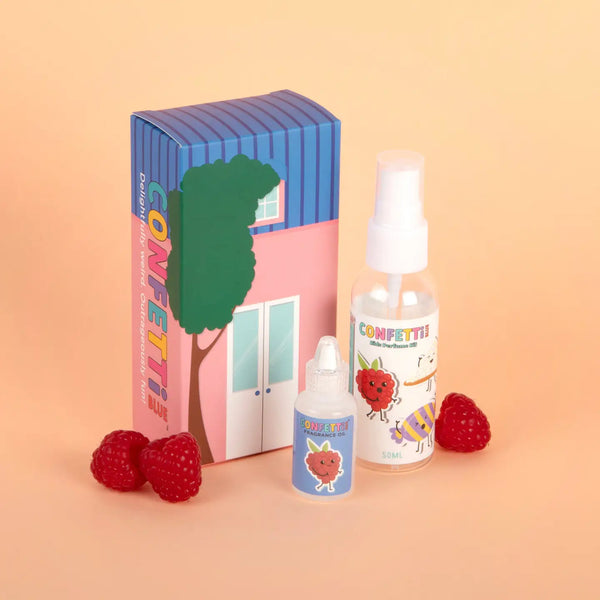 Raspberry Mini Perfume Making Kit - Confetti Blue