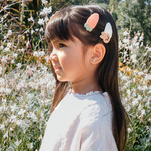 Crochet Bunny Hair Clips - Rockahula Kids