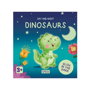 Board Book - Glow-In-The-Dark - Dinosaurs - Sassi