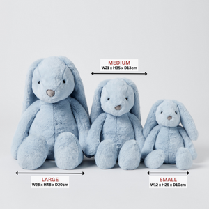 Pale Blue Bunny Medium - Jiggle & Giggle