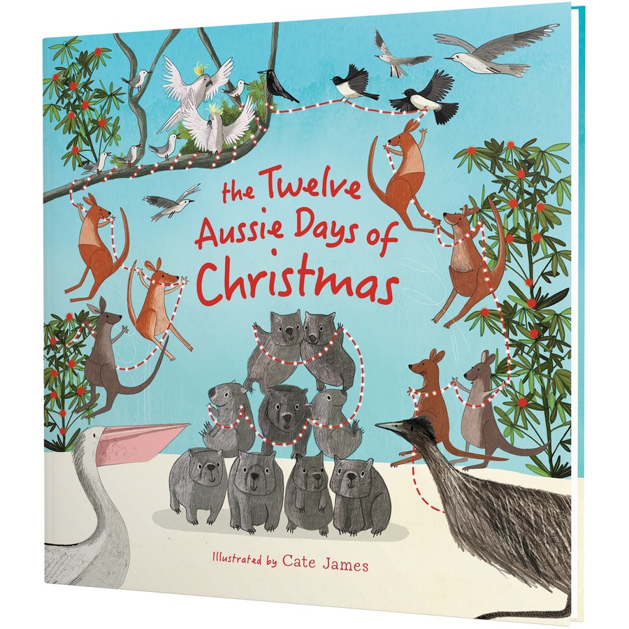 The Twelve Aussie Days of Christmas - Hardback Book