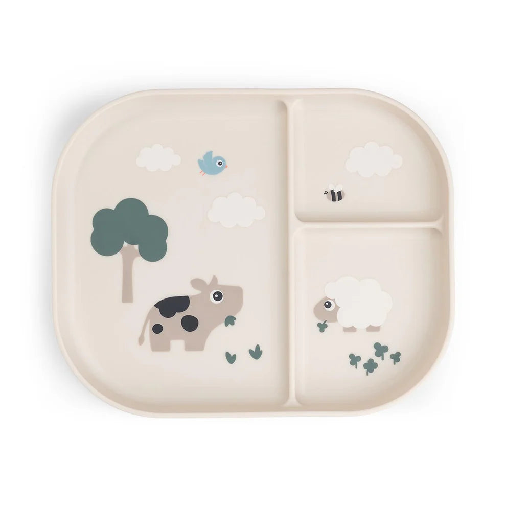 Foodie Compartment Plate Farm Sand - Done by Deer