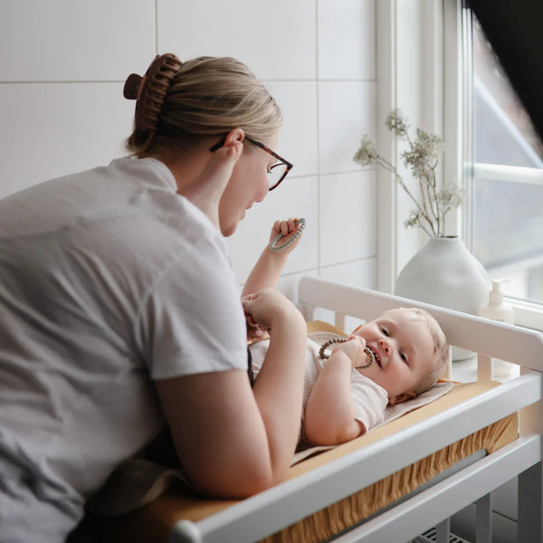 Bracelet Teethers - Clary Sage/Tuscany/Desert Sand 3 pc - Mushie