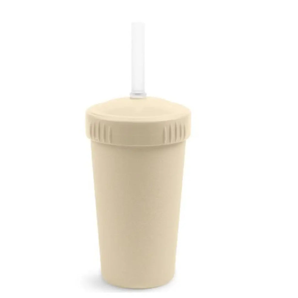 Straw Cup with Reusable Straw - Sand - Replay