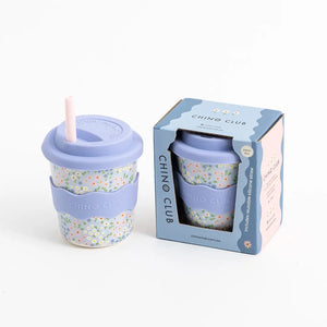 Blue Floral Kids Keep Cup 8 oz - Chino Club