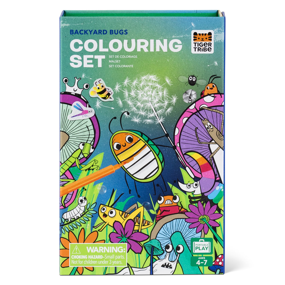 Colouring Set - Backyard Bugs - Tiger Tribe
