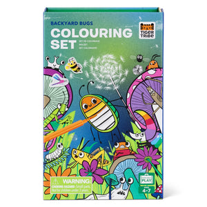 Colouring Set - Backyard Bugs - Tiger Tribe