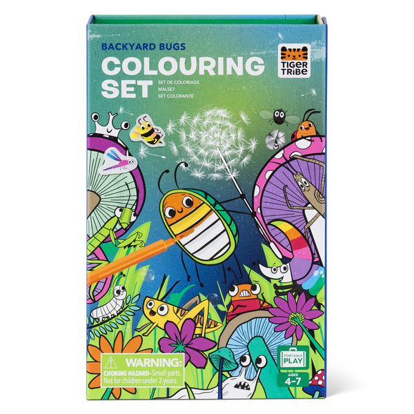Colouring Set - Backyard Bugs - Tiger Tribe