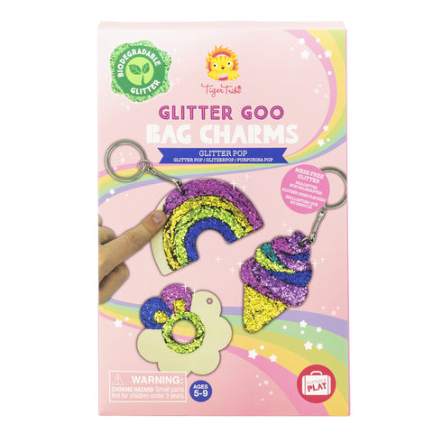 Glitter Goo Bag Charms - Glitter Pop - Tiger Tribe