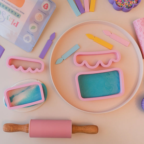 Build-A-Birthday Cake Cutter Set - Play Sense
