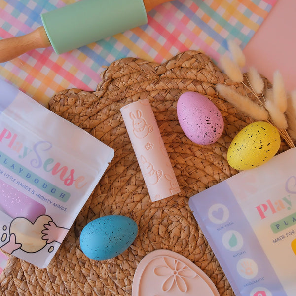 Eco Textured Roller | Easter Bunny Cups - Play Sense
