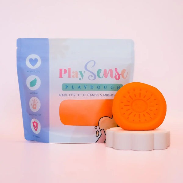 Playdough | Bright Orange | Orange Scented - Play Sense