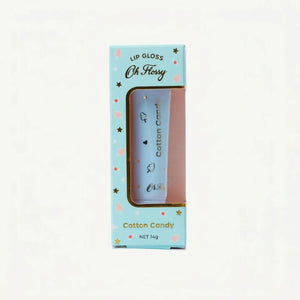 Individual Natural Lip Gloss - Cotton Candy - Oh Flossy